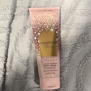 Bath & Body Works Champagne Toast Body Cream - Pink & Gold Glitter